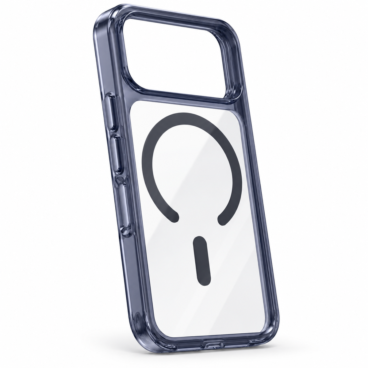 Clear Magnetic Case with Integrated Ring & Raised Camera Frame