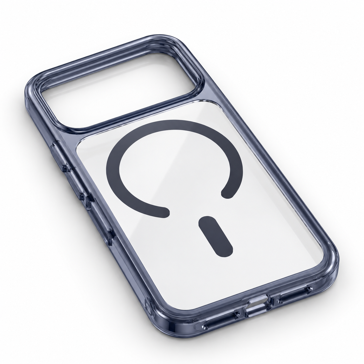 Clear Magnetic Case with Integrated Ring & Raised Camera Frame