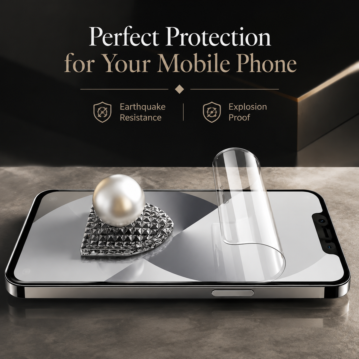 Premium Hydrogel Screen Protector Flexible Full Cover Protective Film Scratch Resistant Smooth Touch Impact Protection Compatible with iPhone