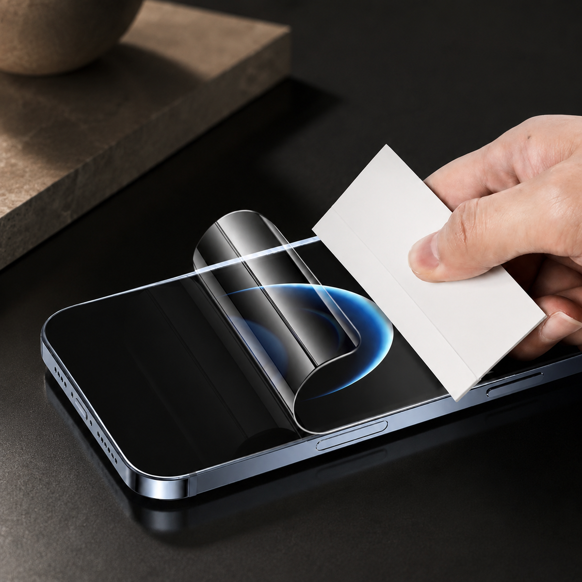 Premium Hydrogel Screen Protector Flexible Full Cover Protective Film Scratch Resistant Smooth Touch Impact Protection Compatible with iPhone