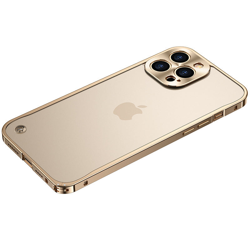Premium Magnetic Aluminum iPhone Case MagSafe Compatible Shockproof Metal Frame 360° Camera Guard Raised Edges Wireless Charging Slim Military-Design