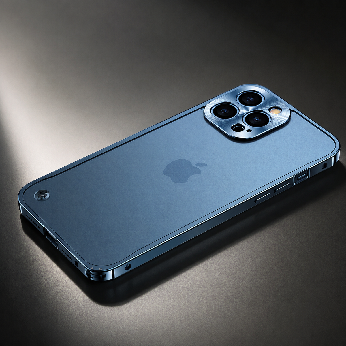 Premium Magnetic Aluminum iPhone Case MagSafe Compatible Shockproof Metal Frame 360° Camera Guard Raised Edges Wireless Charging Slim Military-Design