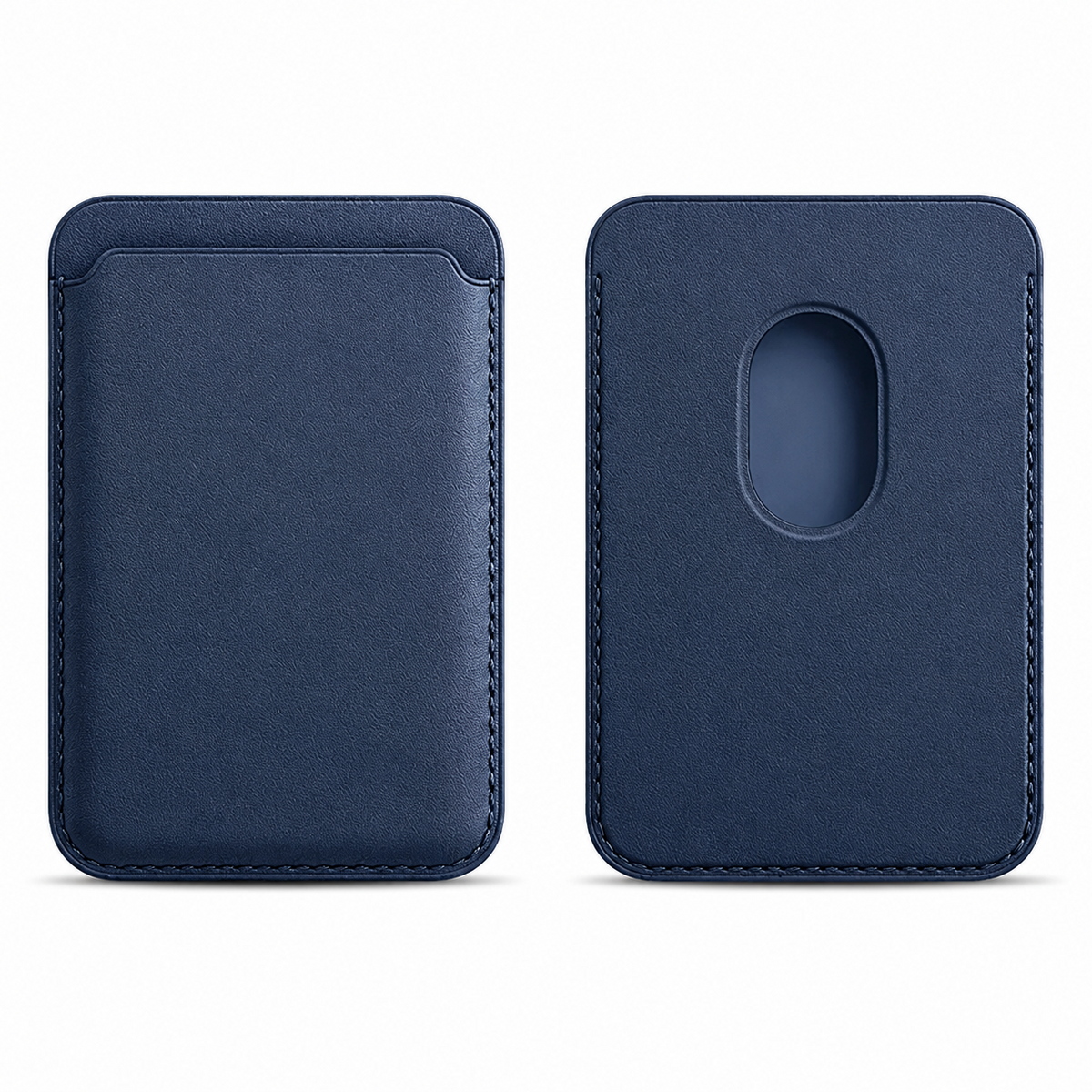 Premium Magnetic Leather Wallet MagSafe Card Holder RFID Blocking Slim Wallet Strong Magnetic Attachment Anti Scratch Leather Card Case iPhone