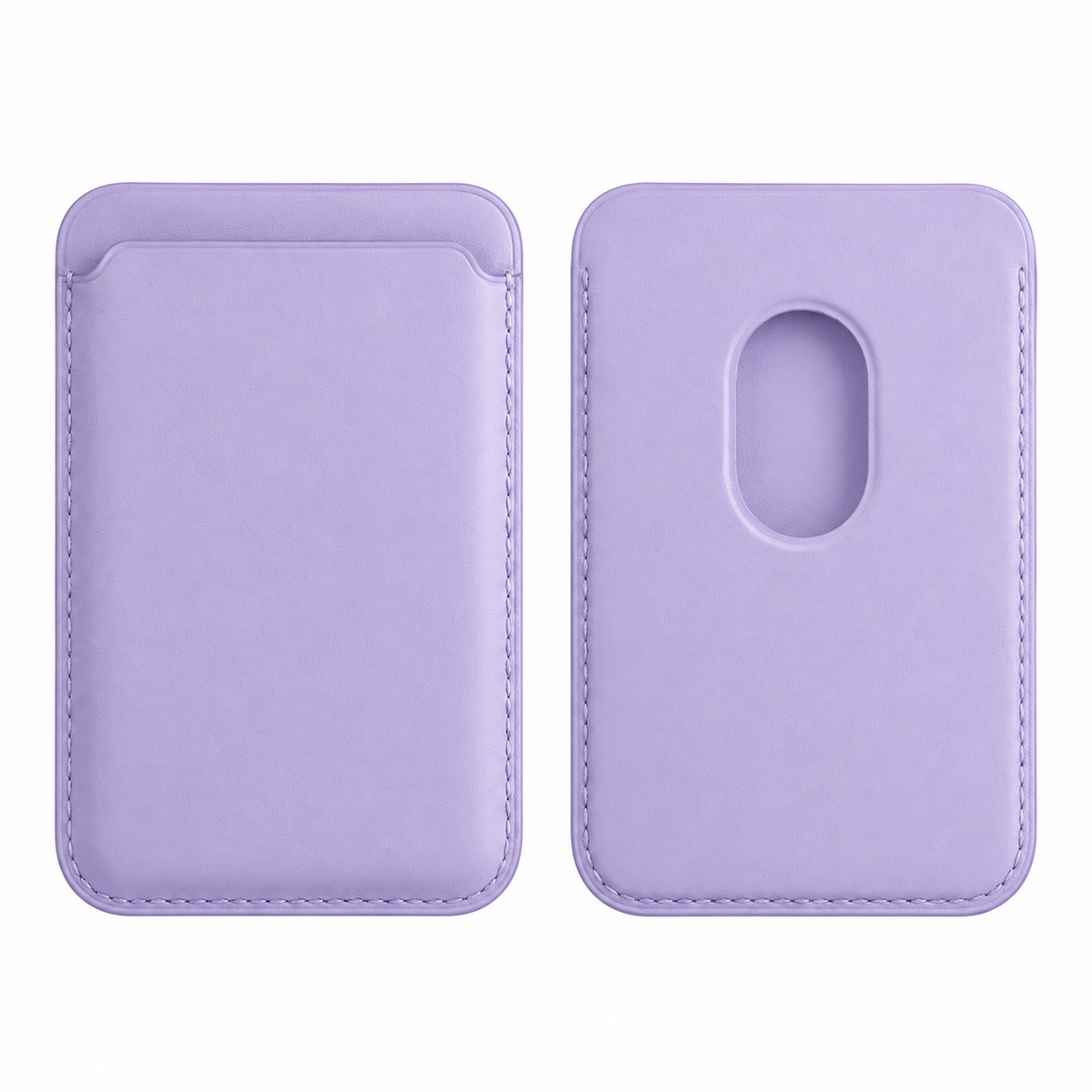 Premium Magnetic Leather Wallet MagSafe Card Holder RFID Blocking Slim Wallet Strong Magnetic Attachment Anti Scratch Leather Card Case iPhone