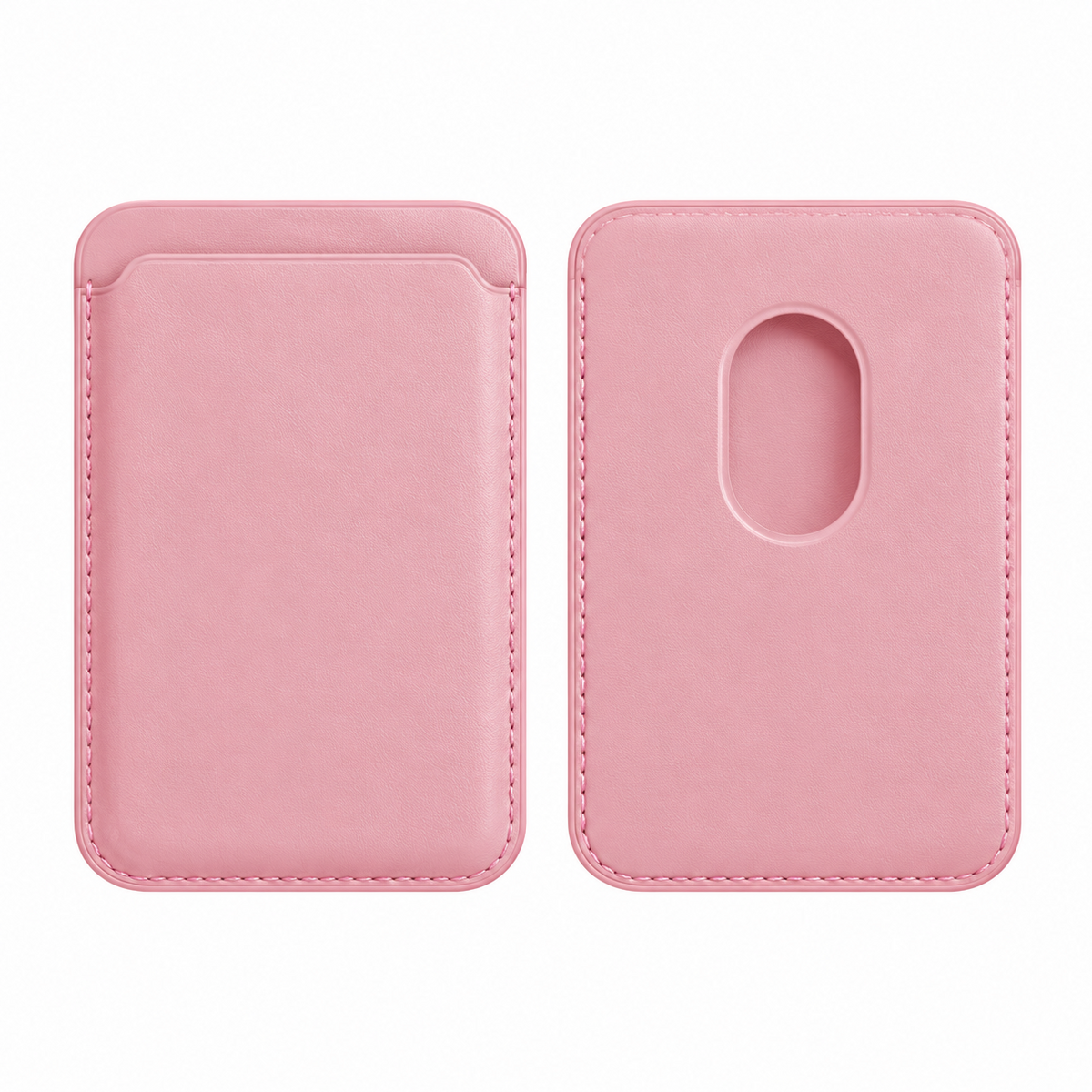 Premium Magnetic Leather Wallet MagSafe Card Holder RFID Blocking Slim Wallet Strong Magnetic Attachment Anti Scratch Leather Card Case iPhone