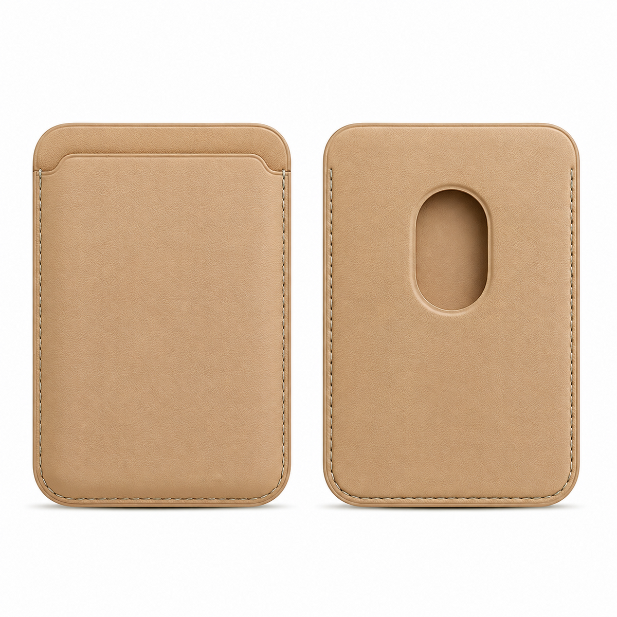 Premium Magnetic Leather Wallet MagSafe Card Holder RFID Blocking Slim Wallet Strong Magnetic Attachment Anti Scratch Leather Card Case iPhone