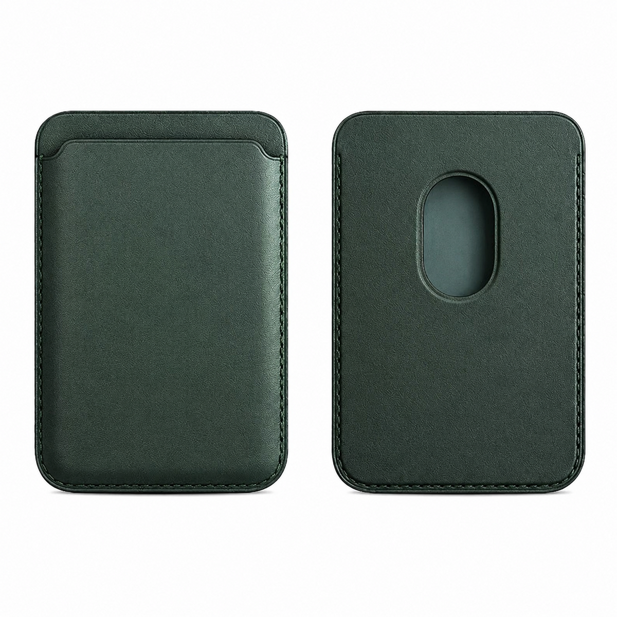 Premium Magnetic Leather Wallet MagSafe Card Holder RFID Blocking Slim Wallet Strong Magnetic Attachment Anti Scratch Leather Card Case iPhone