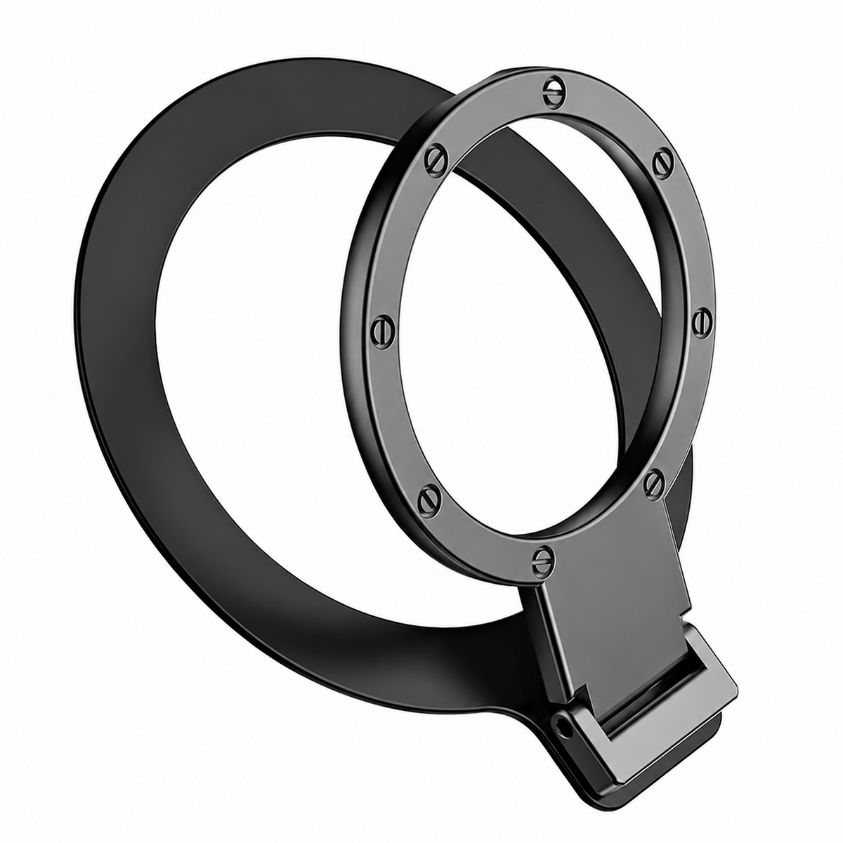 Premium Magnetic Phone Ring Holder MagSafe Phone Grip 360° Rotating Foldable Stand Detachable Magnetic Finger Holder Kickstand Slim iPhone Compatible