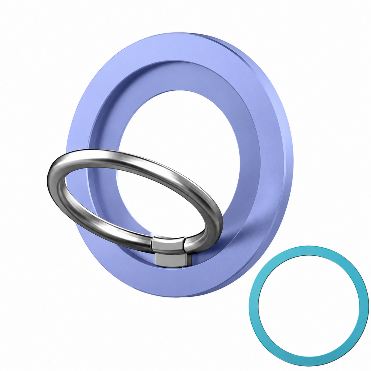 Premium Magnetic Phone Ring Holder MagSafe Phone Grip 360° Rotating Foldable Stand Detachable Magnetic Finger Holder Kickstand Slim iPhone Compatible