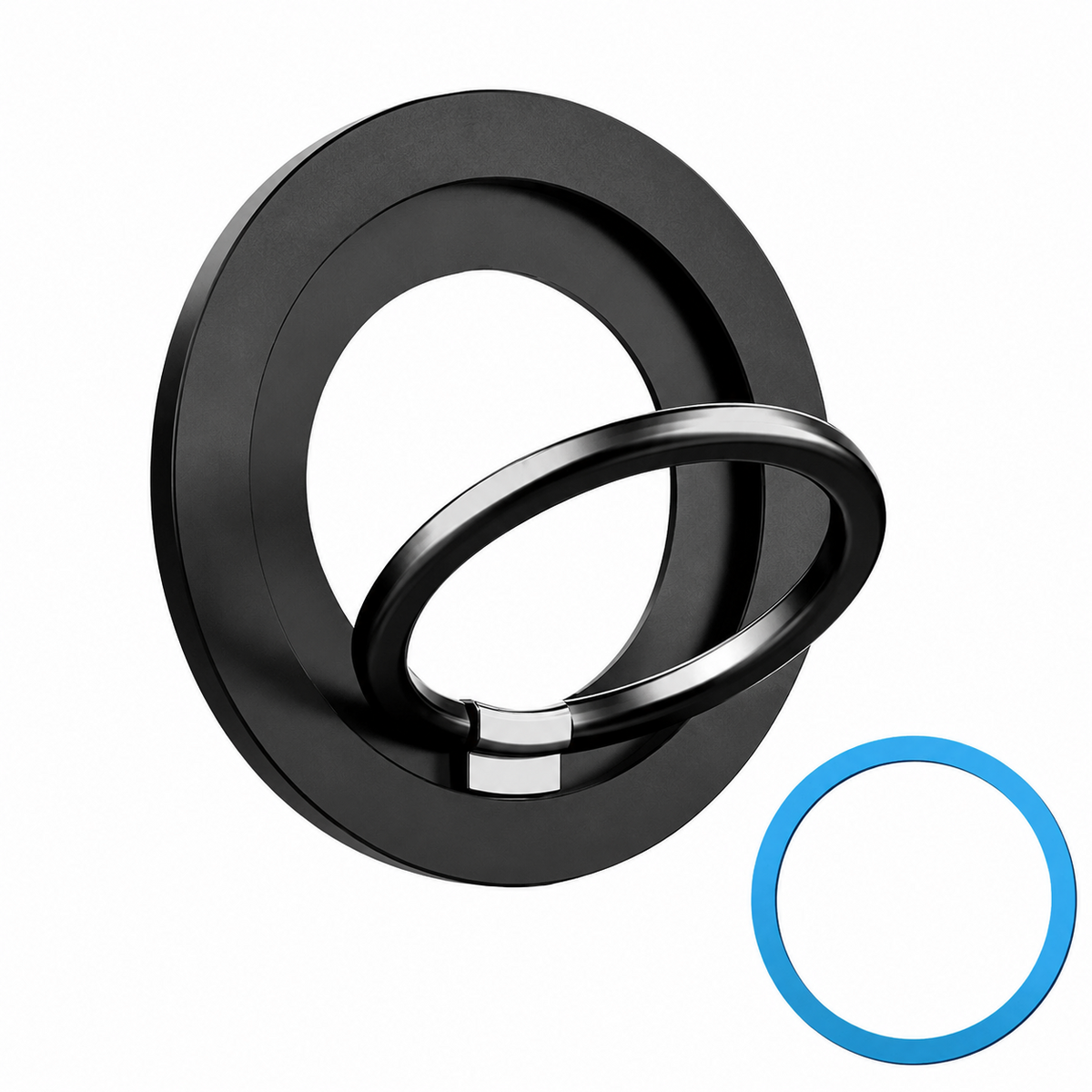 Premium Magnetic Phone Ring Holder MagSafe Phone Grip 360° Rotating Foldable Stand Detachable Magnetic Finger Holder Kickstand Slim iPhone Compatible
