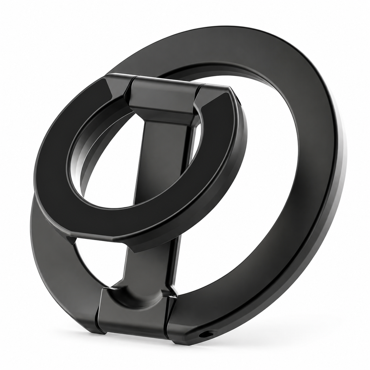 Premium Magnetic Ring Holder MagSafe Phone Grip Stand Double-Sided Magnetic Finger Ring Holder Dual Magnet Kickstand Compatible with iPhone