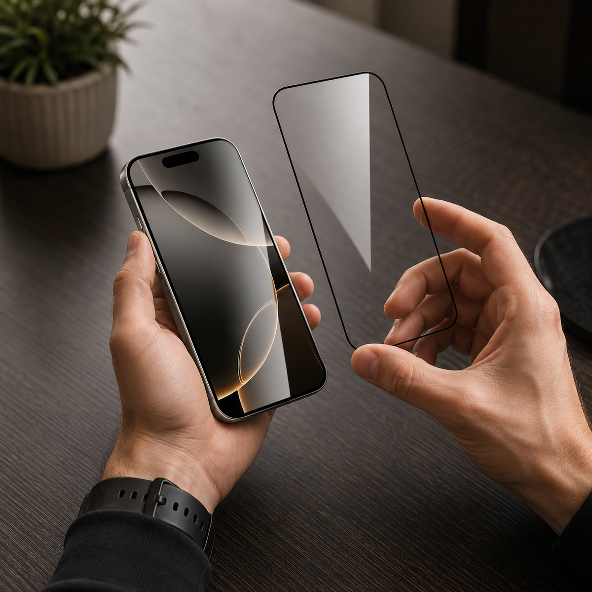 Premium Privacy Screen Protector Tempered Glass Anti-Spy HD Full Coverage Oleophobic Anti-Fingerprint Scratch Resistant Compatible with iPhone