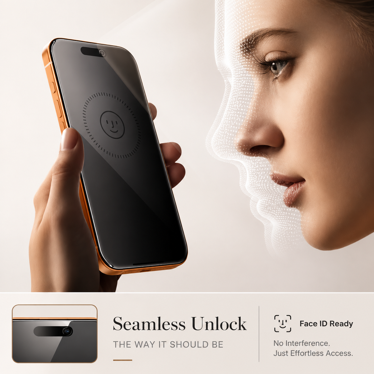 Premium Privacy Screen Protector Tempered Glass Anti-Spy HD Full Coverage Oleophobic Anti-Fingerprint Scratch Resistant Compatible with iPhone