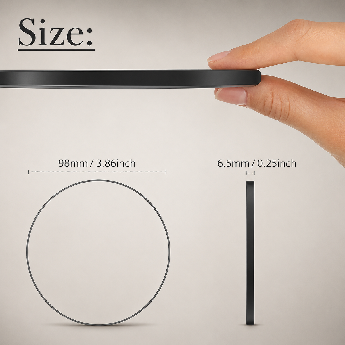 Premium Wireless Charging Pad Qi Wireless Charger USB Type C Fast Charging Slim Induction Charging Dock LED Indicator Anti Slip Safe Charging iPhone