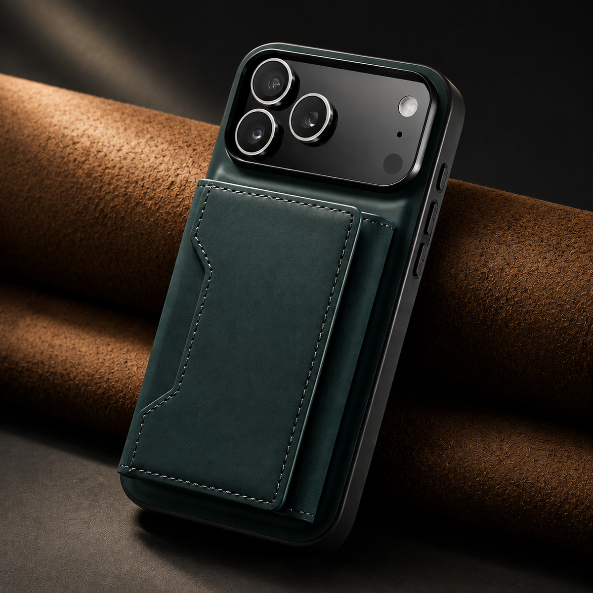 Premium iPhone Case 2 in 1 Detachable Magnetic Leather Wallet Card Holder Kickstand Full Coverage Protective Cover Slim Removable Phone Case Anti Dust