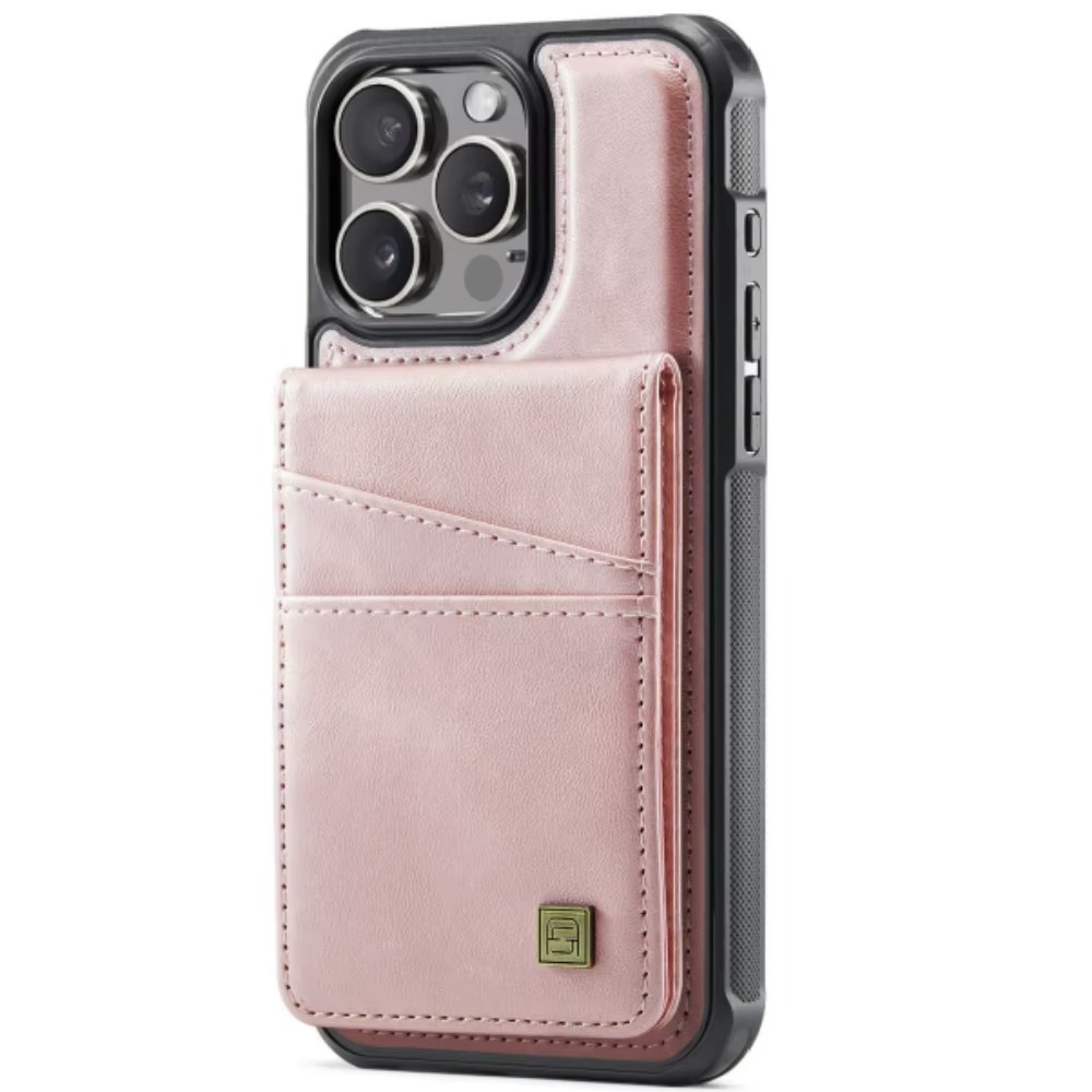 Premium iPhone Case 2-in-1 Detachable Magnetic Wallet Flip Cover PU Leather Card Holder Cash Pocket Wrist Strap Shockproof Full Protection Slim Design