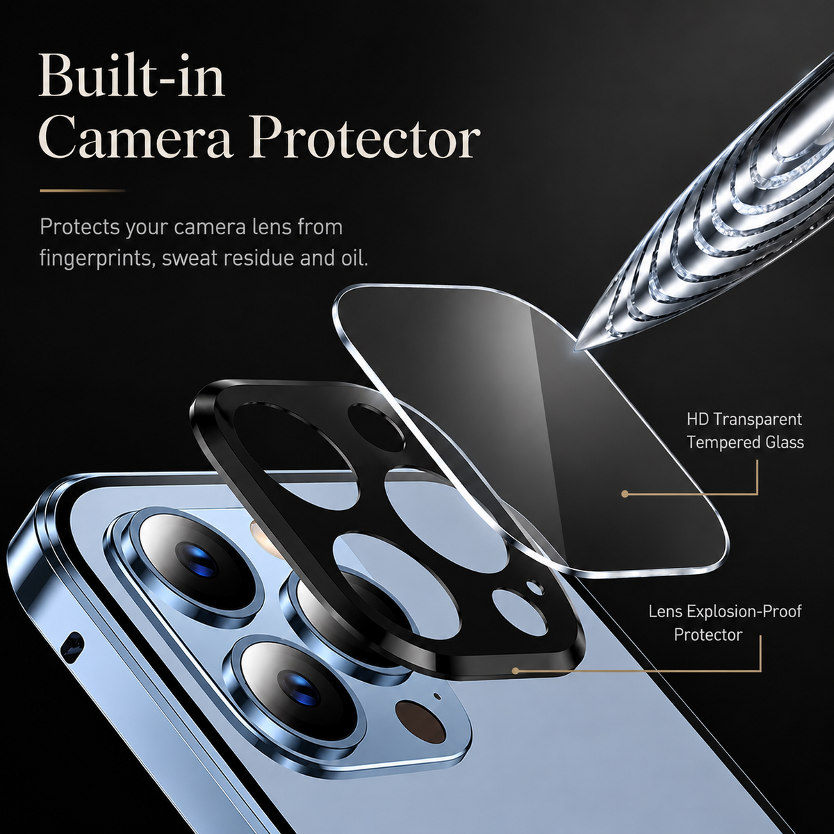Premium iPhone Case 360 Full Protection MagSafe Magnetic Glass Cover Aluminum Alloy Frame Shockproof Anti Scratch Bumper Full Coverage Slim Protection