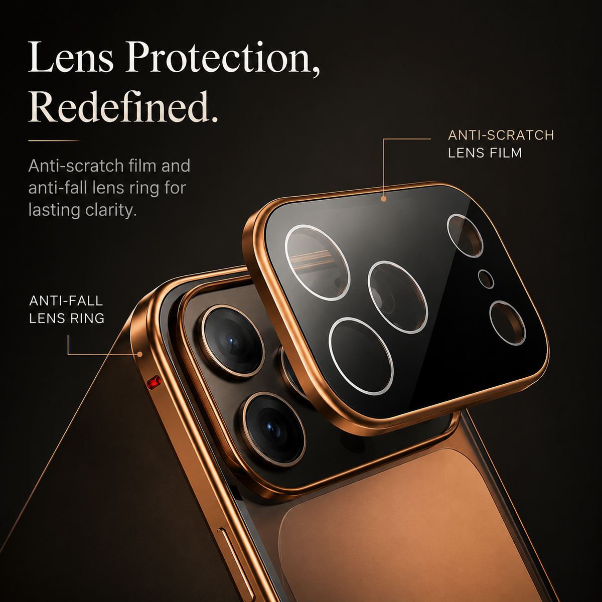 Premium iPhone Case 360 Full Protection MagSafe Magnetic Glass Cover Aluminum Alloy Frame Shockproof Anti Scratch Bumper Full Coverage Slim Protection
