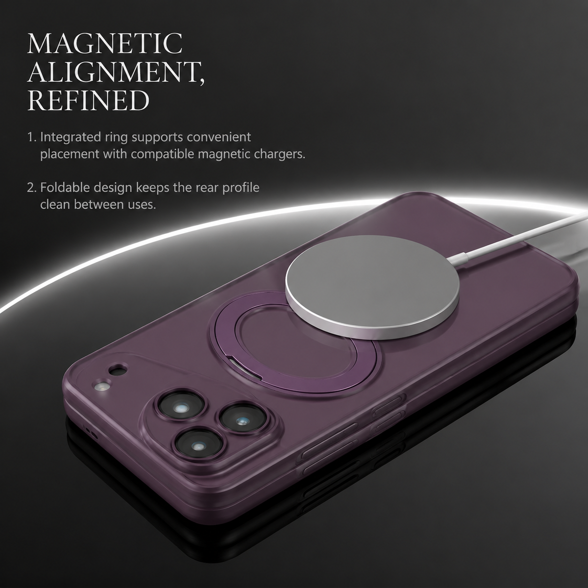 Premium iPhone Case 360 Spin Magnetic Stand Screen Protector Camera Control Button Shockproof Anti Drop Rugged Slim Durable Full Protective Phone Cover Case