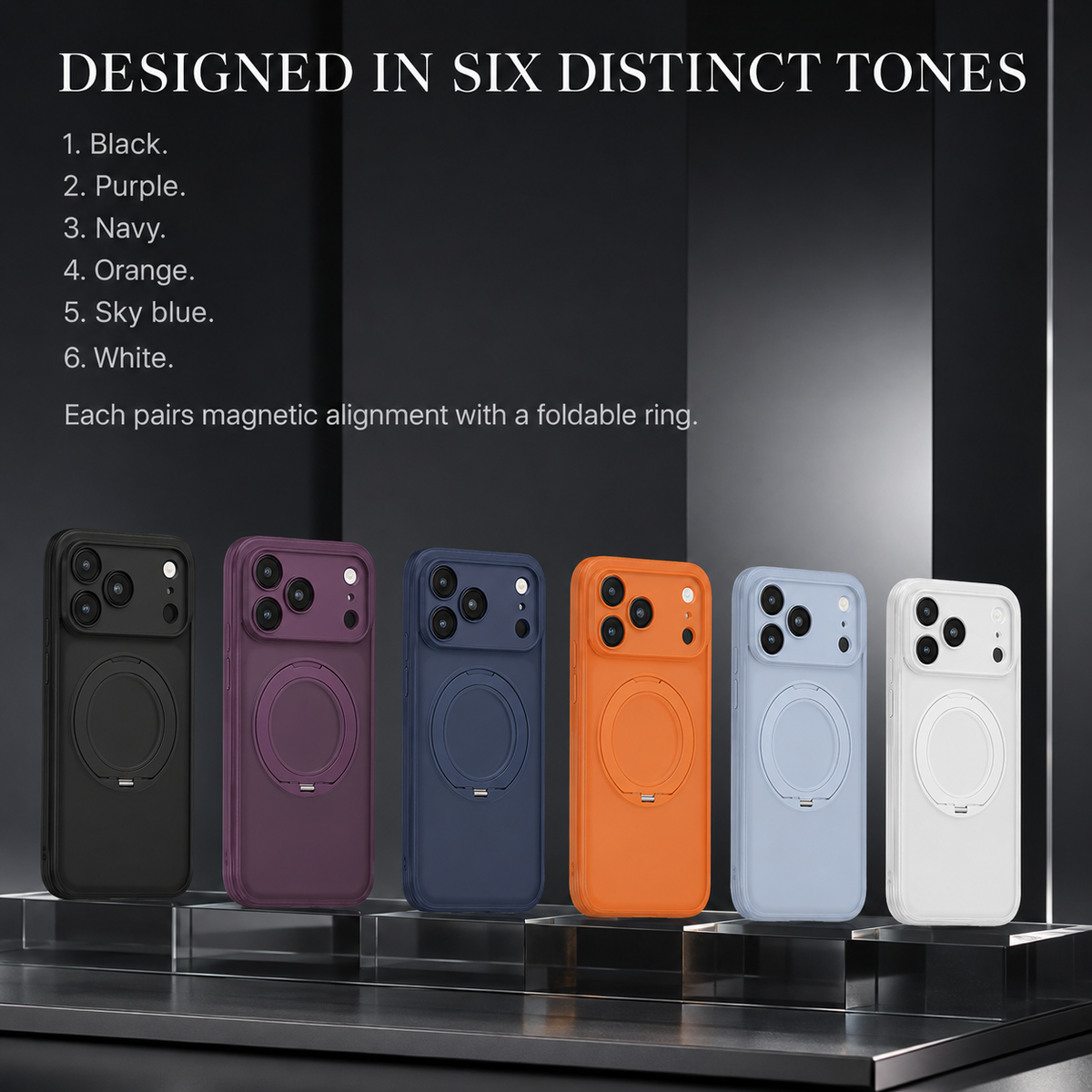 Premium iPhone Case 360 Spin Magnetic Stand Screen Protector Camera Control Button Shockproof Anti Drop Rugged Slim Durable Full Protective Phone Cover Case