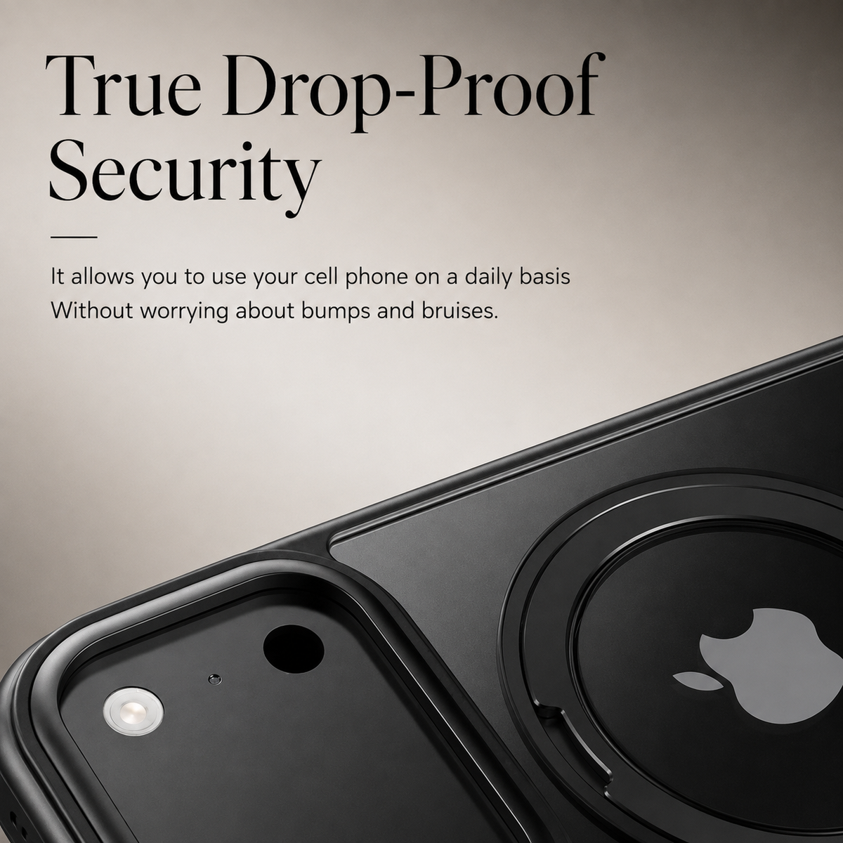 Premium iPhone Case 360° Mechanical Torque Rotating Stand MagSafe Shockproof Metal PC TPU Protective Cover for Everyday Use for Secure Daily Handling