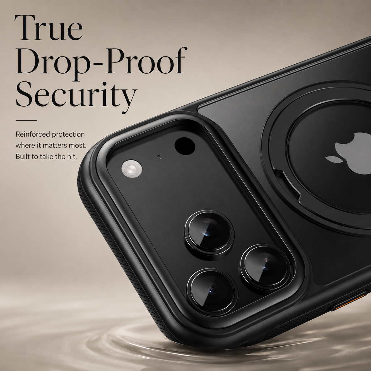 Premium iPhone Case 360° Mechanical Torque Rotating Stand MagSafe Shockproof Metal PC TPU Protective Cover for Everyday Use for Secure Daily Handling