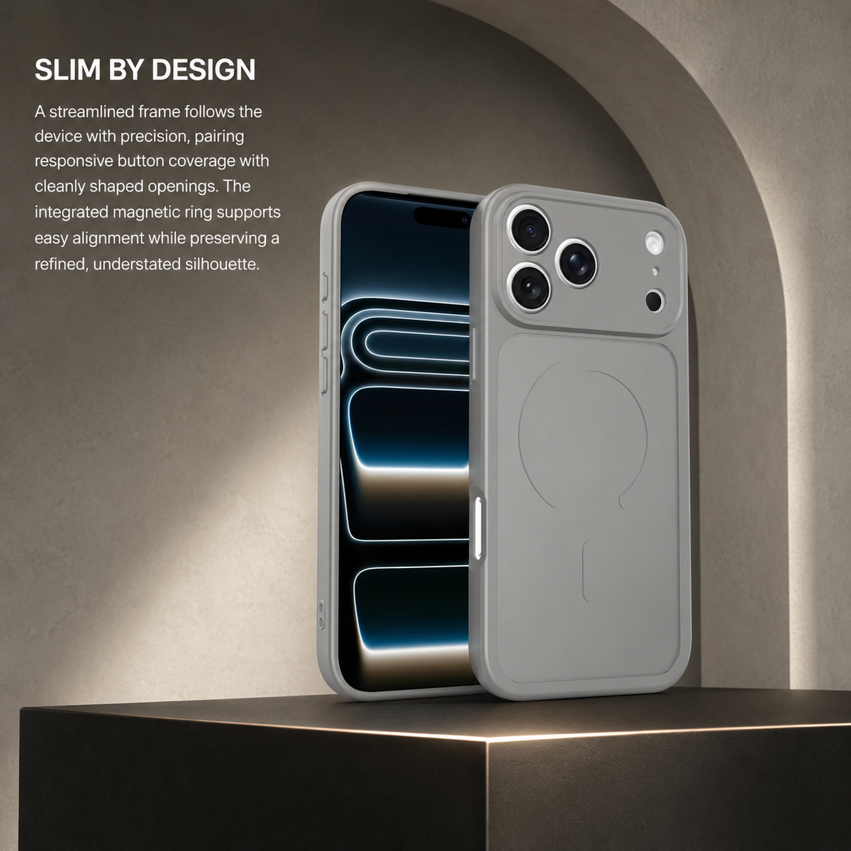Premium iPhone Case 5G Wireless Charging Shockproof Hard Back Slim Lightweight Anti Scratch Non Slip Durable Full Coverage Protective Phone Cover Case