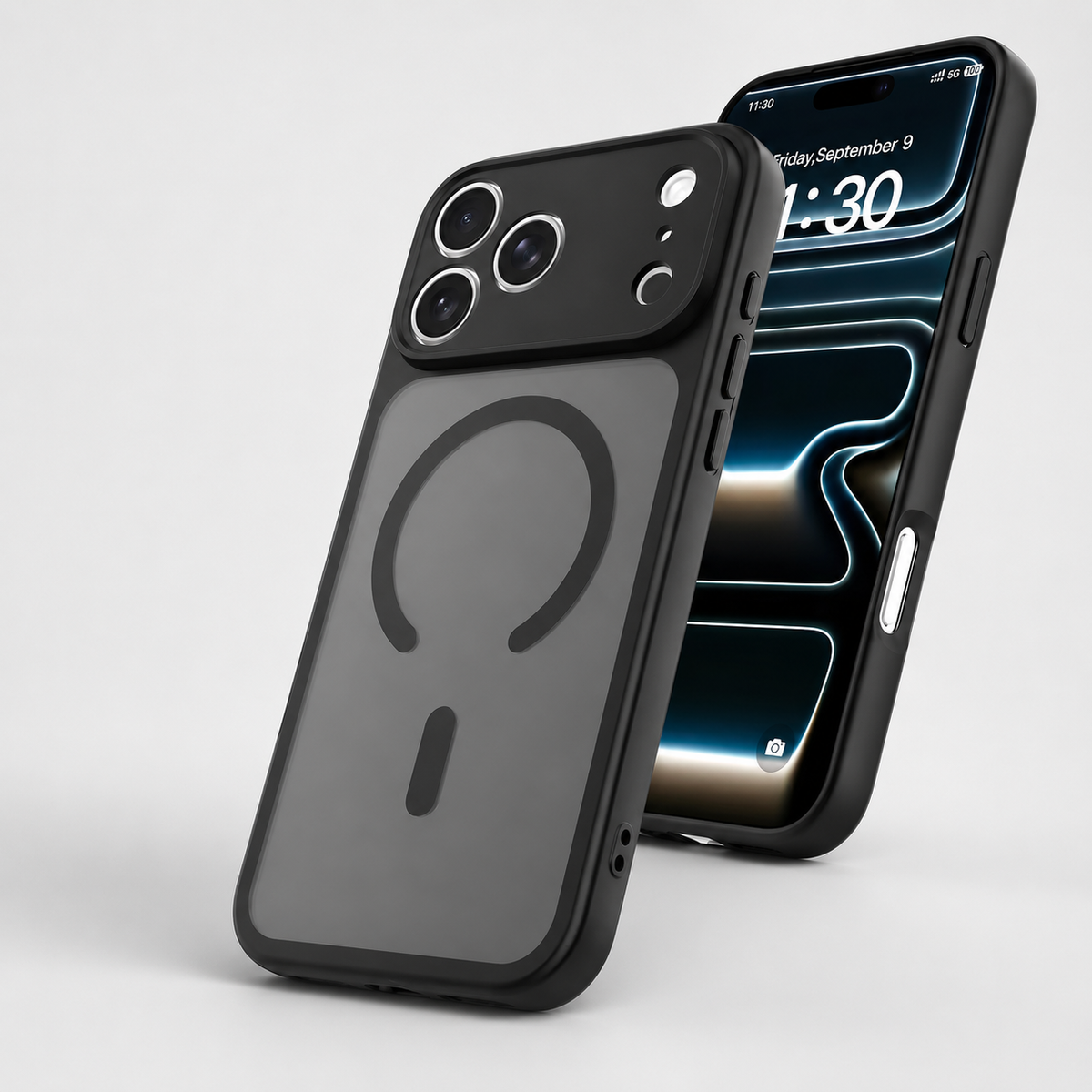 Premium iPhone Case 5G Wireless Charging Shockproof Hard Back Slim Lightweight Anti Scratch Non Slip Durable Full Coverage Protective Phone Cover Case