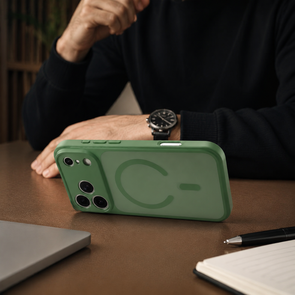 Premium iPhone Case 5G Wireless Charging Shockproof Hard Back Slim Lightweight Anti Scratch Non Slip Durable Full Coverage Protective Phone Cover Case