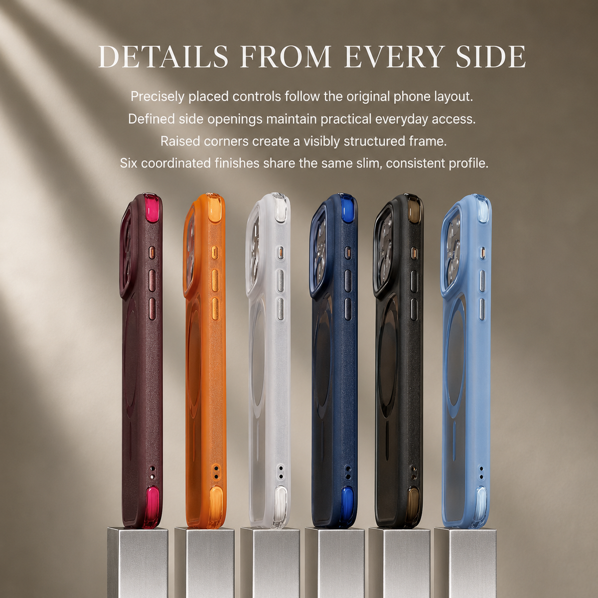 Premium iPhone Case Air Cushion Shockproof Magnetic Clear Transparent Precision Cut Slim Anti Drop Scratch Resistant Durable Protective Phone Cover Shell Case