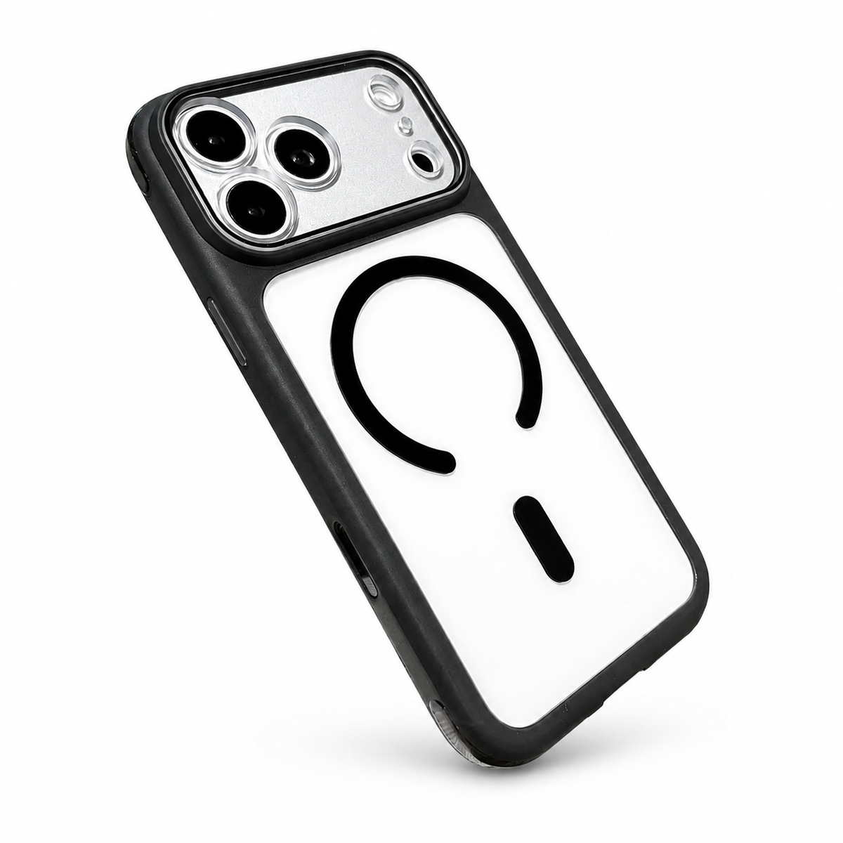 Premium iPhone Case Air Cushion Shockproof Magnetic Clear Transparent Precision Cut Slim Anti Drop Scratch Resistant Durable Protective Phone Cover Shell Case
