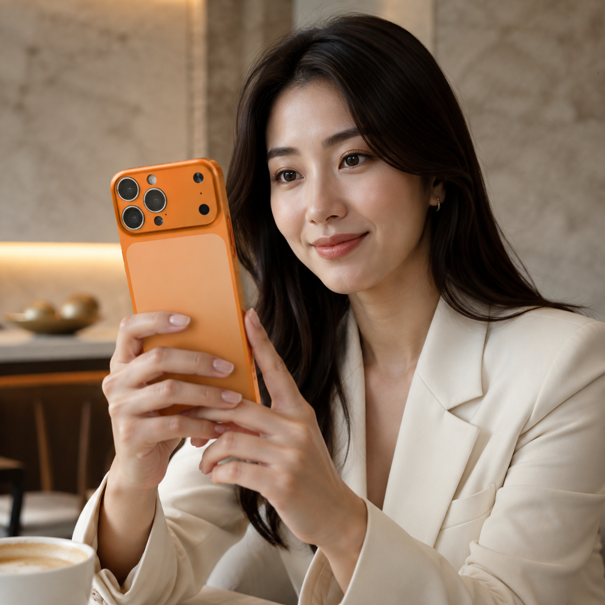 Premium iPhone Case Alloy Frame Large Window Backplane Shockproof Protective Cover Anti Fingerprint Non Slip Dustproof Slim Geometric Metal Style Case