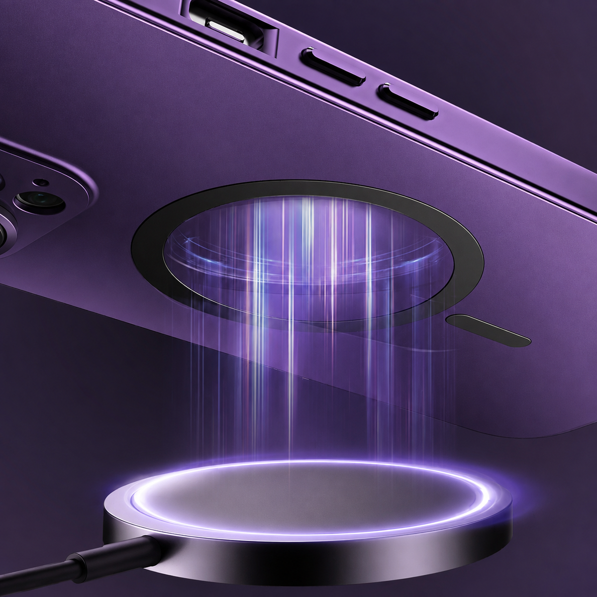 Premium iPhone Case Aluminum Alloy Magnetic MagSafe Full Coverage Shockproof Glass Lens Matte Anti Glare Wireless Charging Protective Design