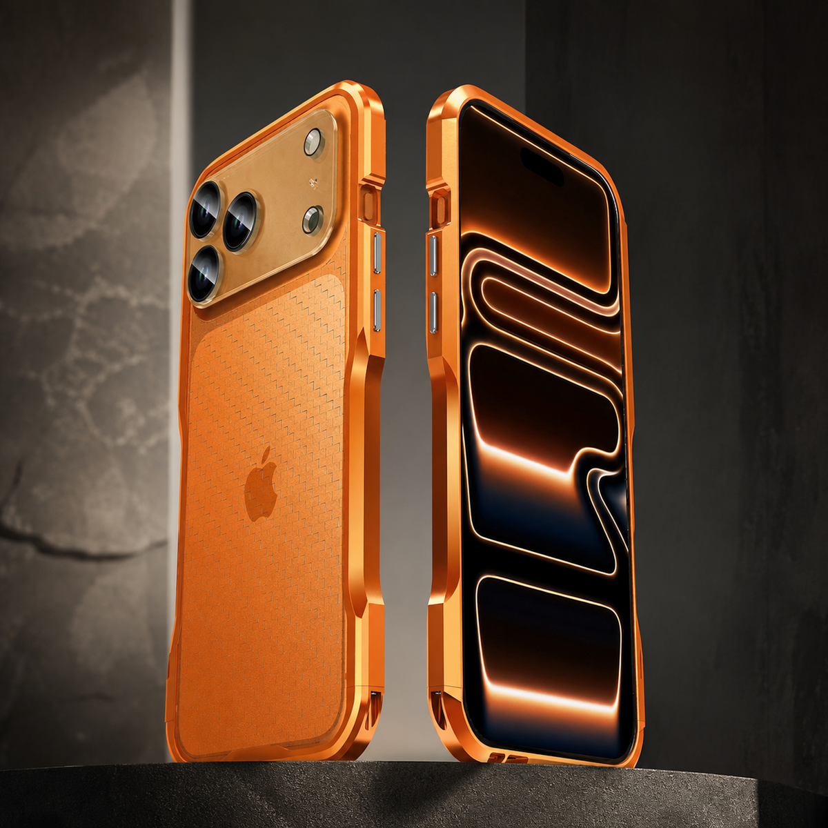 Premium iPhone Case Aluminum Alloy Metal Bumper Shockproof Edge Protection Anti Scratch Anti Fingerprint Non Slip Tough Irregular Cut Slim Protective Frame