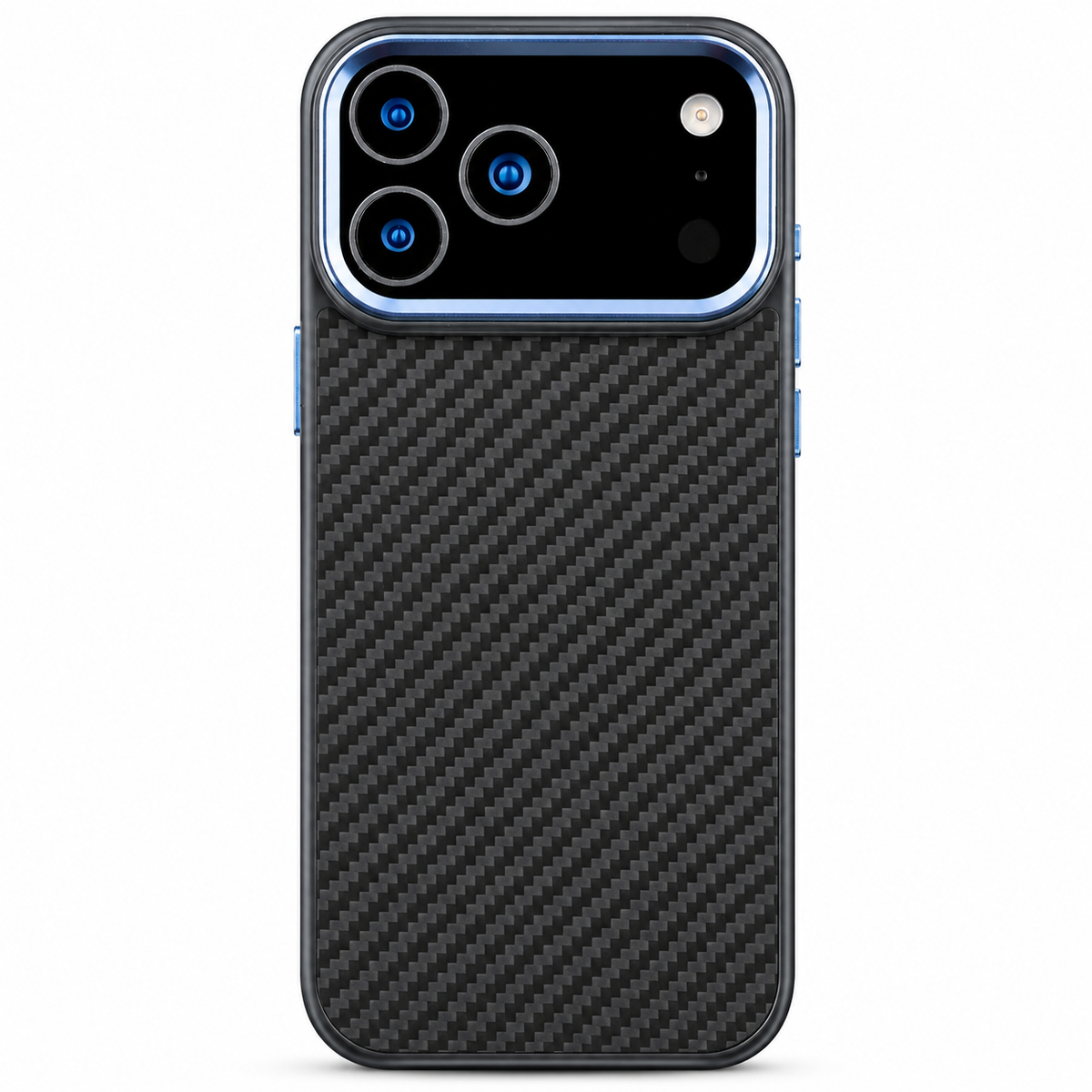 Premium iPhone Case Aramid Fiber Kevlar Magnetic MagSafe Compatible Wireless Charging Full Coverage Ultra Light Anti Scratch Non Slip Protective Cover