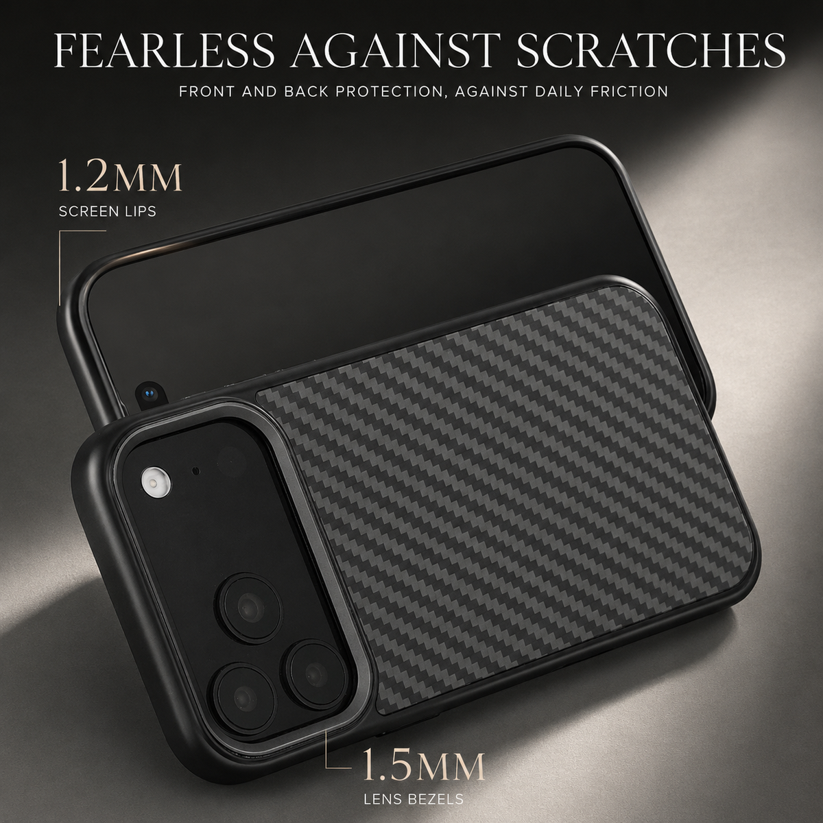Premium iPhone Case Aramid Fiber Kevlar Magnetic MagSafe Compatible Wireless Charging Full Coverage Ultra Light Anti Scratch Non Slip Protective Cover