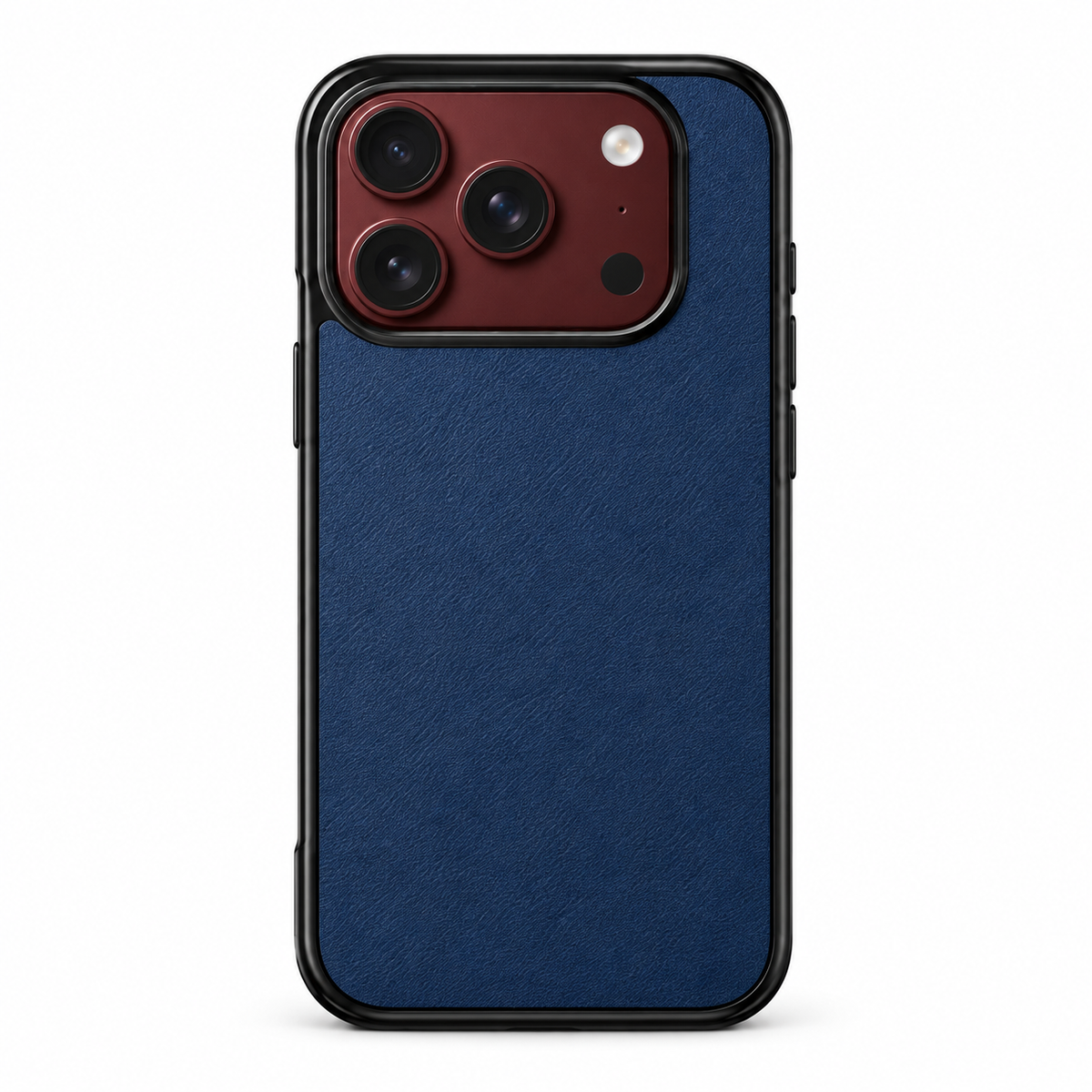 Premium iPhone Case Artificial Leather Semi Transparent Retro Foldable Cover Sweat Resistant Shockproof Slim Non Slip Durable Practical Protective Phone Case