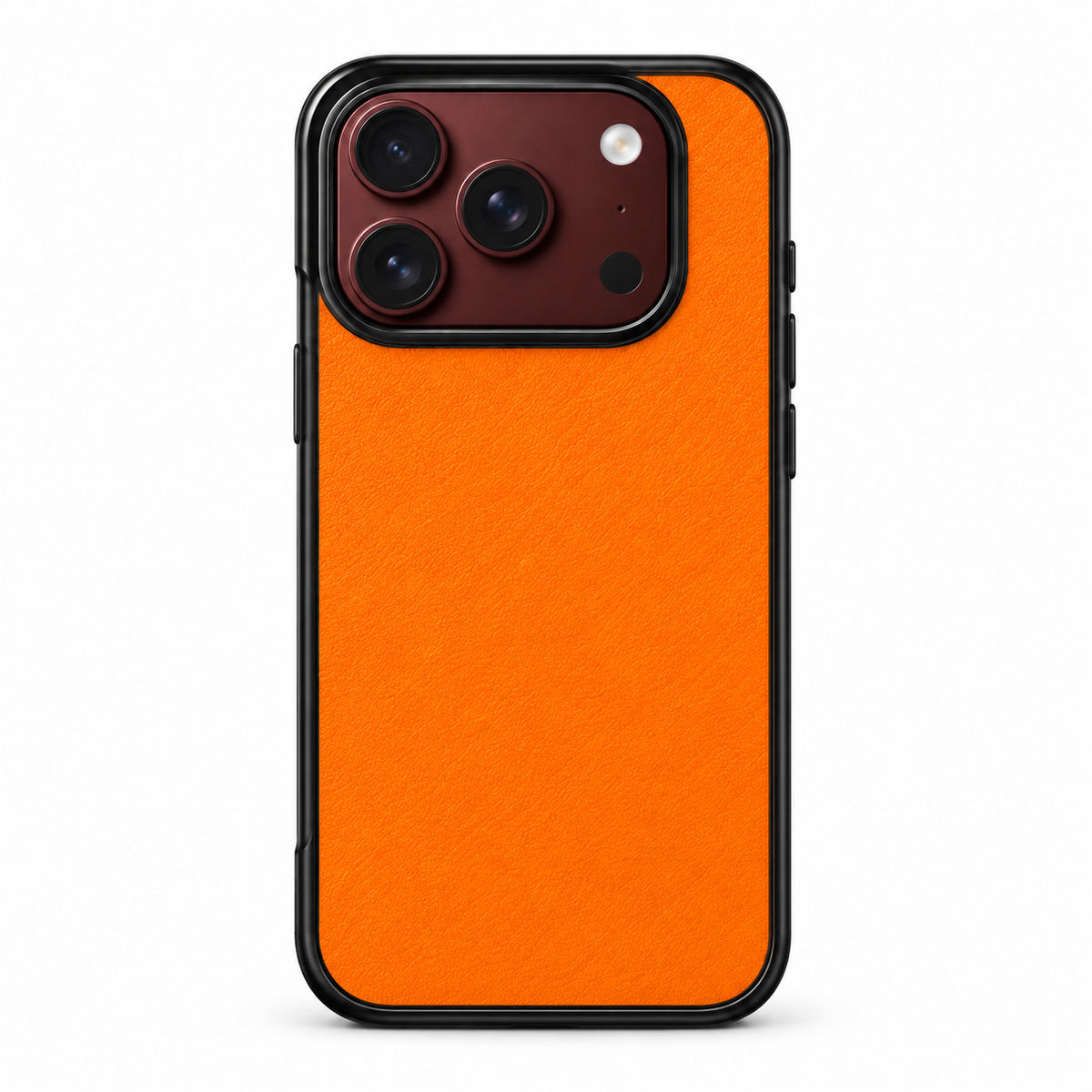 Premium iPhone Case Artificial Leather Semi Transparent Retro Foldable Cover Sweat Resistant Shockproof Slim Non Slip Durable Practical Protective Phone Case