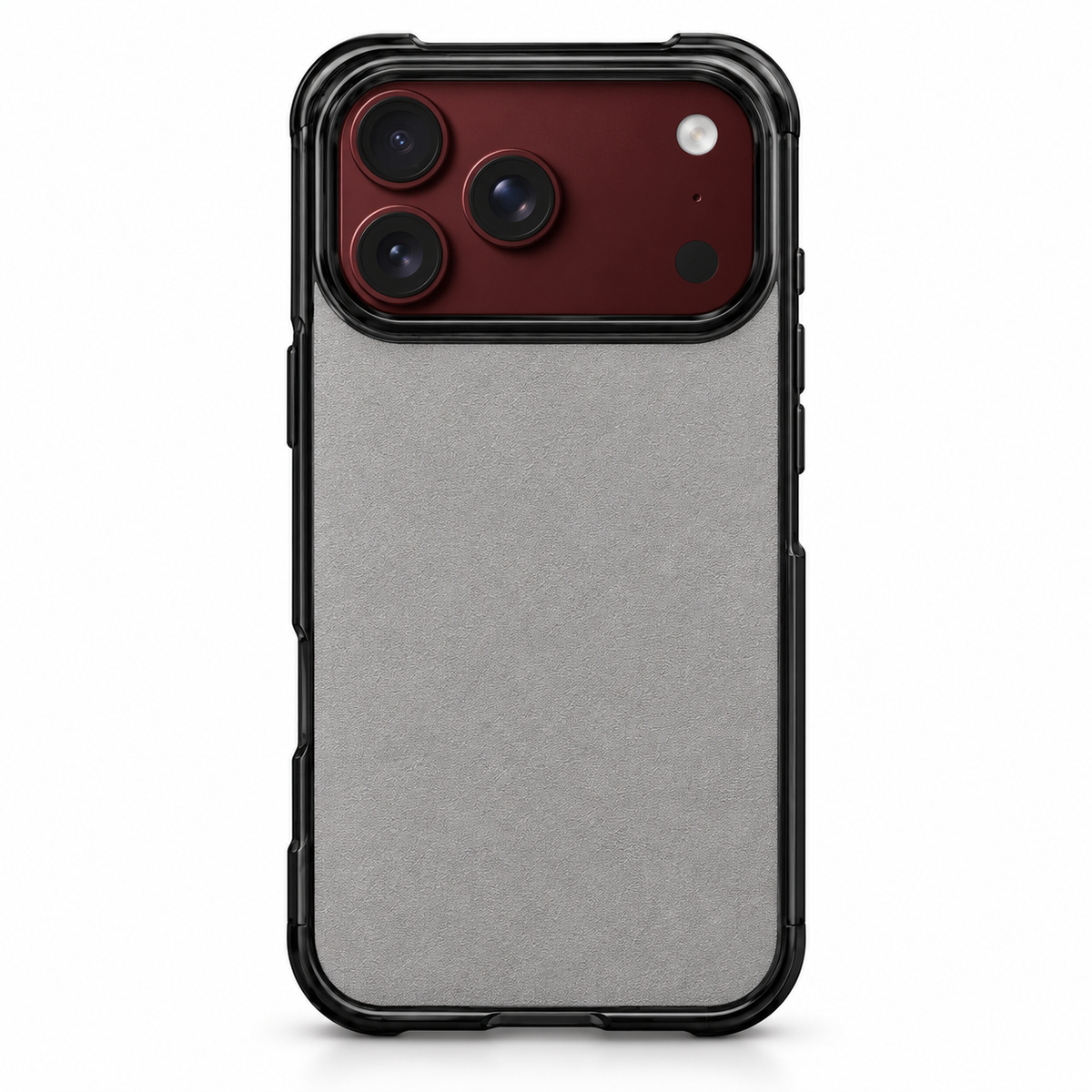 Premium iPhone Case Artificial Leather Semi Transparent Retro Foldable Cover Sweat Resistant Shockproof Slim Non Slip Durable Practical Protective Phone Case