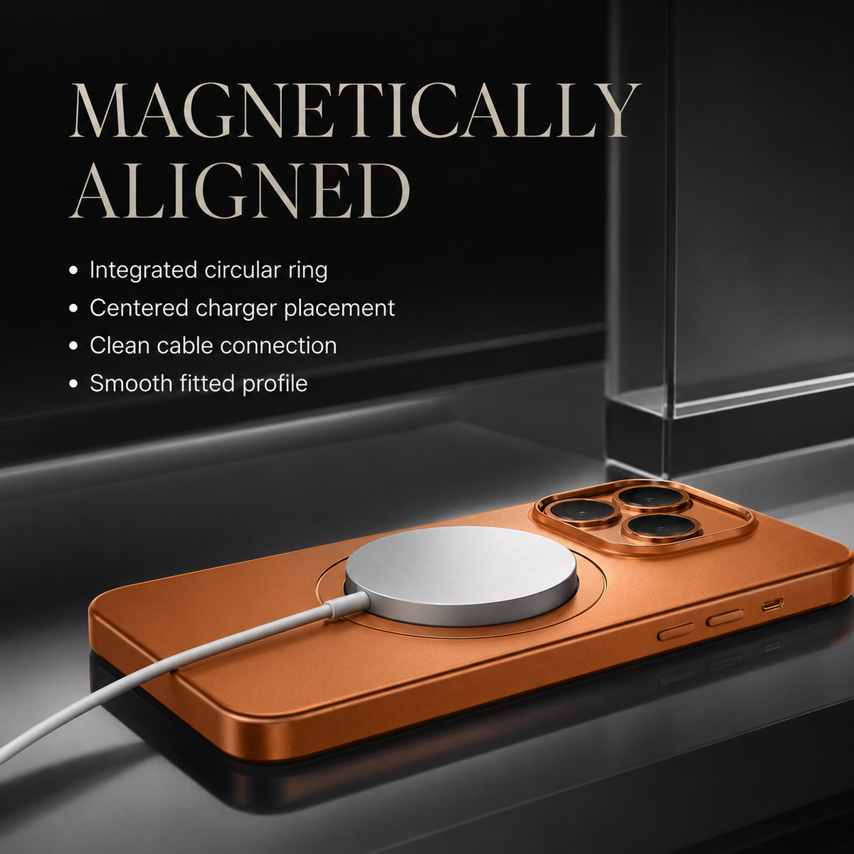 Premium iPhone Case Buckle Type Metal Aluminum Frame MagSafe Magnetic Hard PC Back Panel Shockproof Slim Anti Scratch Durable Protective Phone Cover Case