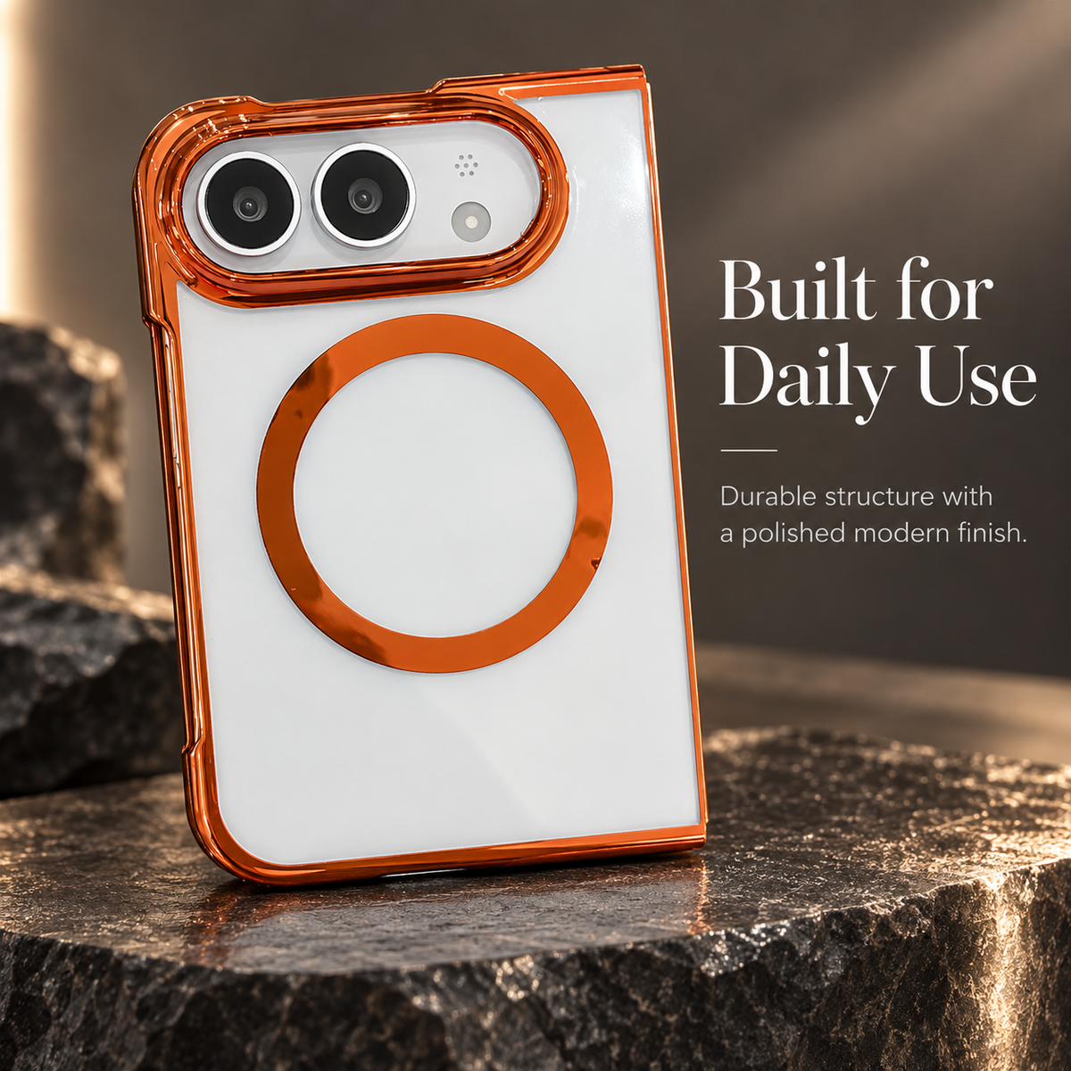 Premium iPhone Case Electroplated Magnetic Clear Transparent Foldable Cover Shockproof Slim Anti Scratch Durable Fashion Protective Phone Cover Shell Case