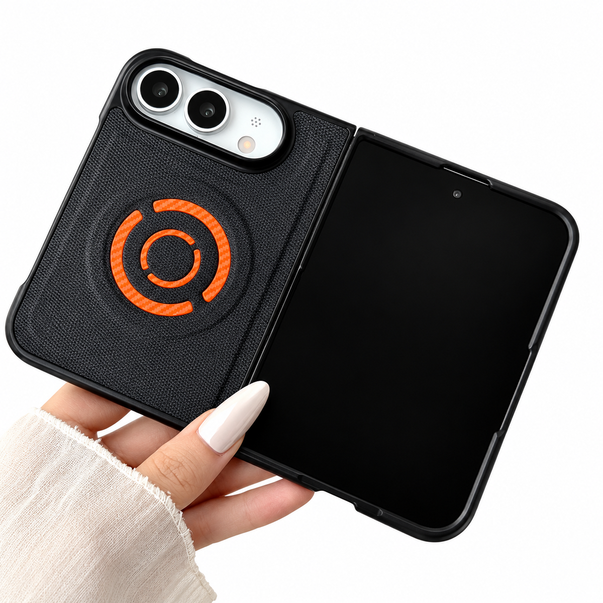 Premium iPhone Case Fabric Leather Magnetic MagSafe Anti Drop Non Slip Full Camera Protection Shockproof Slim Durable Luxury Protective Back Phone Cover Case