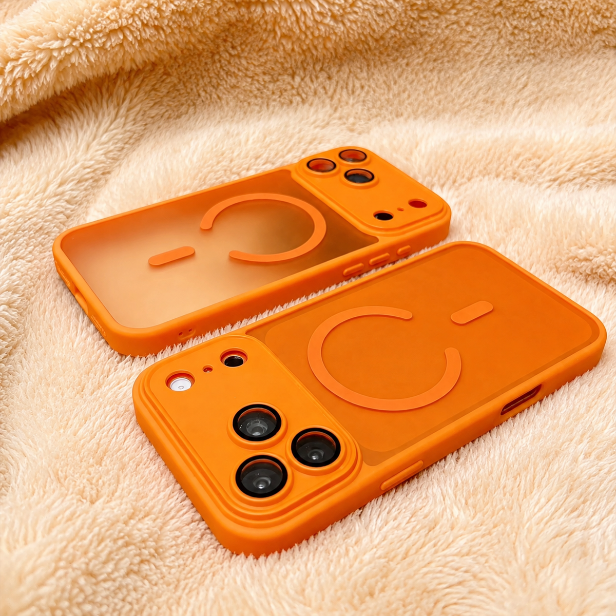 Premium iPhone Case Fashion Matte Transparent MagSafe Magnetic Back Shockproof Anti Fingerprint Slim Non Slip Durable Clear Protective Phone Cover Shell Case