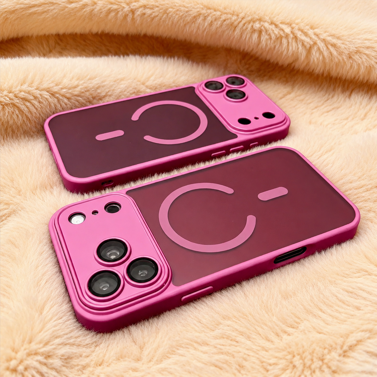 Premium iPhone Case Fashion Matte Transparent MagSafe Magnetic Back Shockproof Anti Fingerprint Slim Non Slip Durable Clear Protective Phone Cover Shell Case