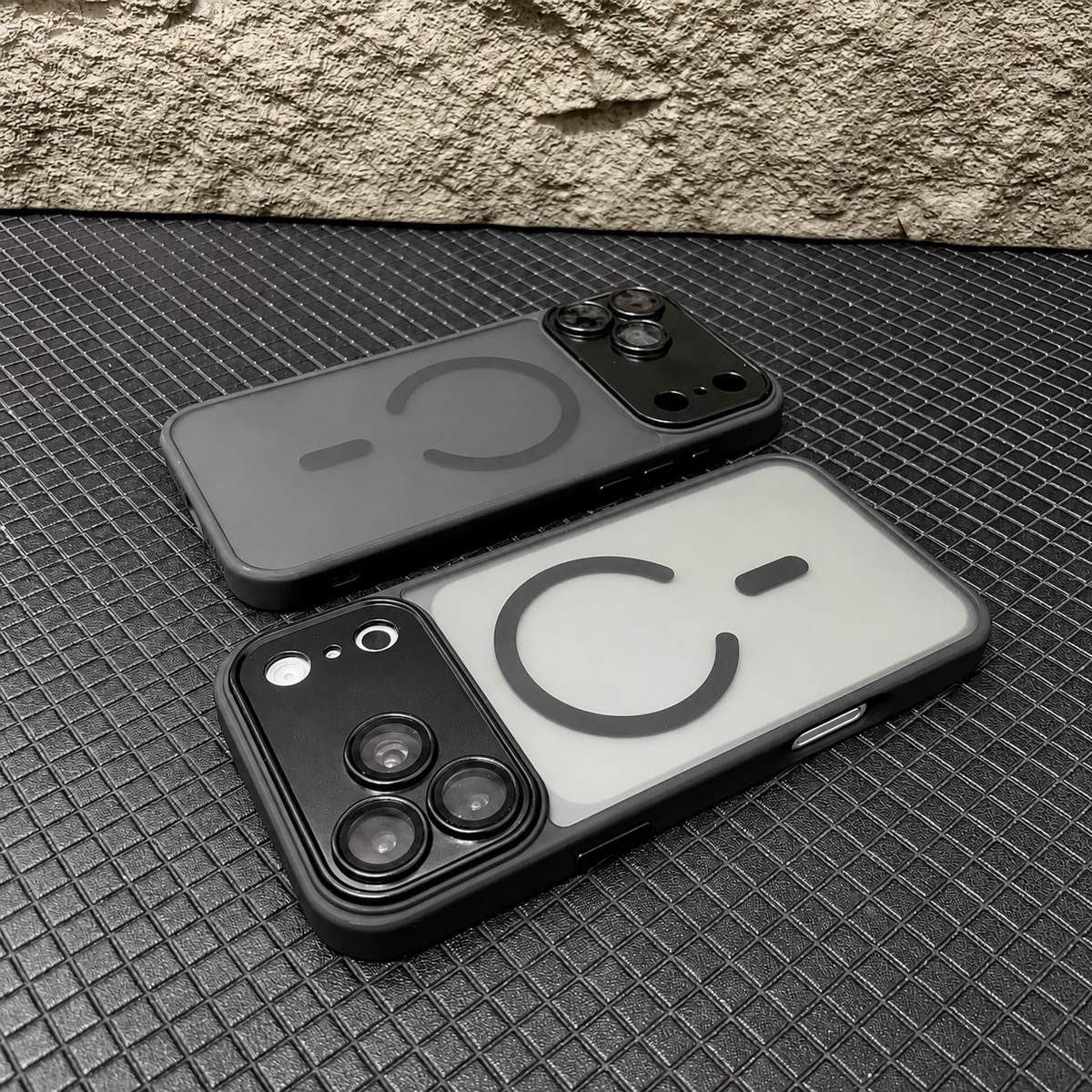 Premium iPhone Case Fashion Matte Transparent MagSafe Magnetic Back Shockproof Anti Fingerprint Slim Non Slip Durable Clear Protective Phone Cover Shell Case