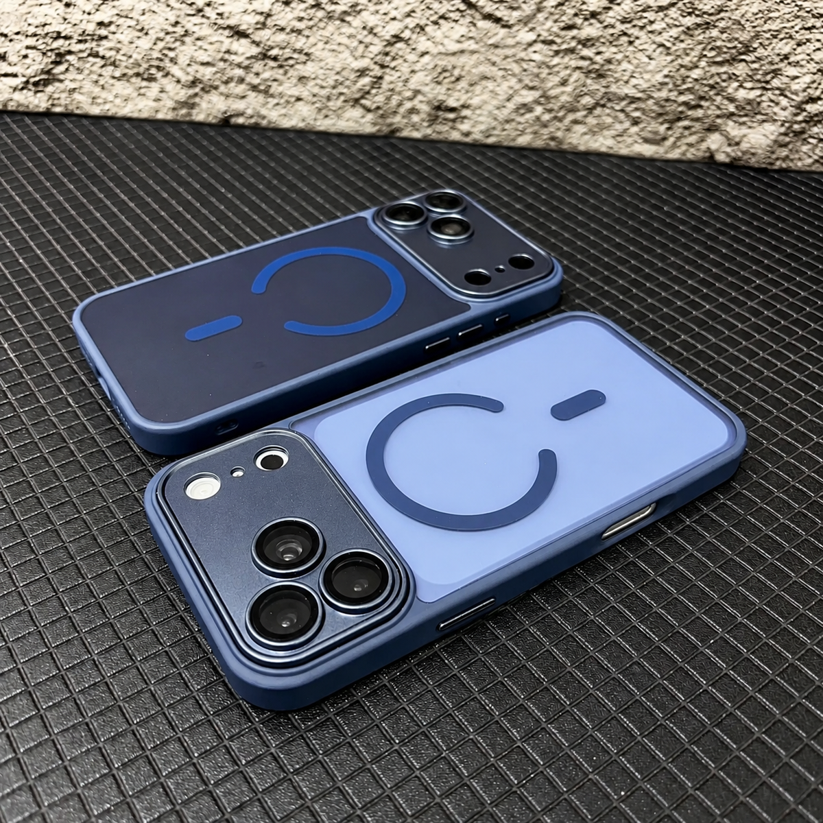 Premium iPhone Case Fashion Matte Transparent MagSafe Magnetic Back Shockproof Anti Fingerprint Slim Non Slip Durable Clear Protective Phone Cover Shell Case
