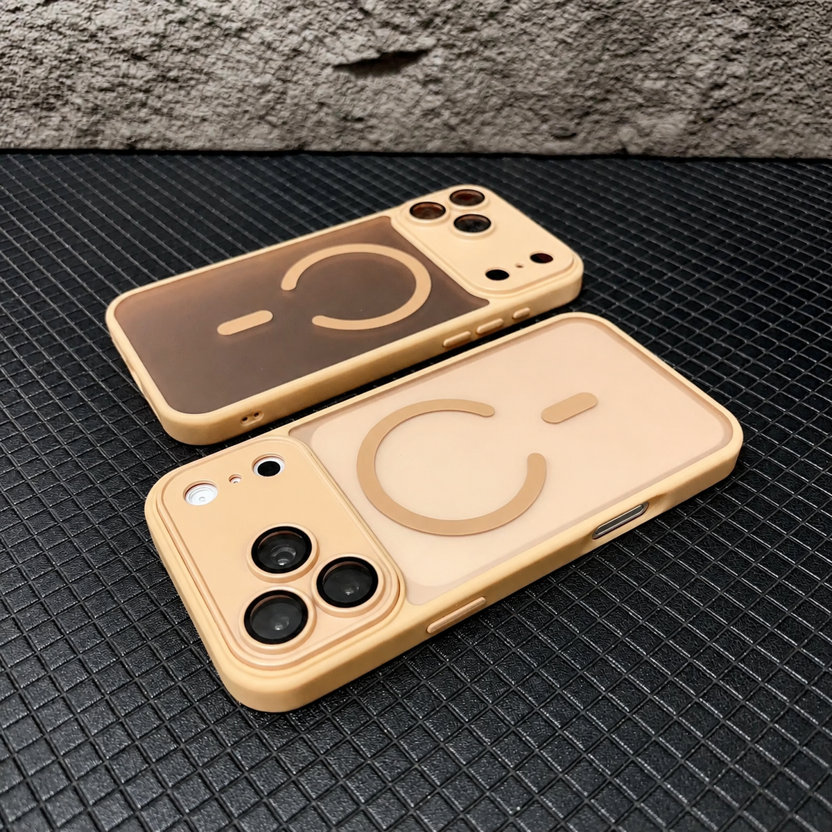 Premium iPhone Case Fashion Matte Transparent MagSafe Magnetic Back Shockproof Anti Fingerprint Slim Non Slip Durable Clear Protective Phone Cover Shell Case