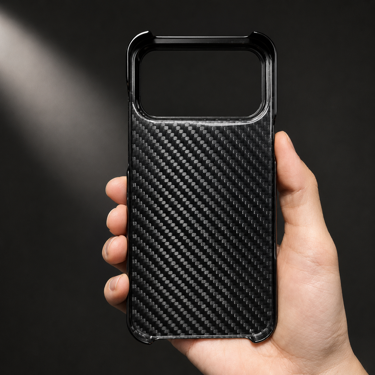 Premium iPhone Case Forged Carbon Fiber Matte Glossy Lightweight Slim Protective Cover Anti Fingerprint Non Slip Wireless Charging Case