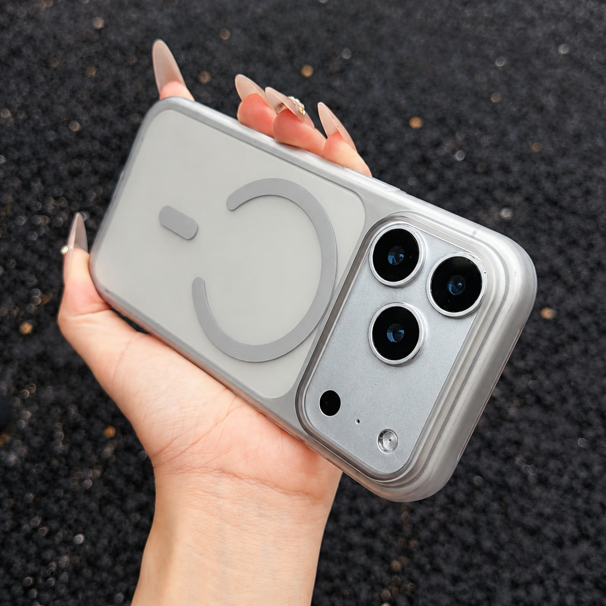 Premium iPhone Case Frosted Matte Translucent Clear MagSafe Magnetic Hard PC Ultra Thin Shockproof Anti Scratch Slim Lightweight Durable Protective Phone Cover