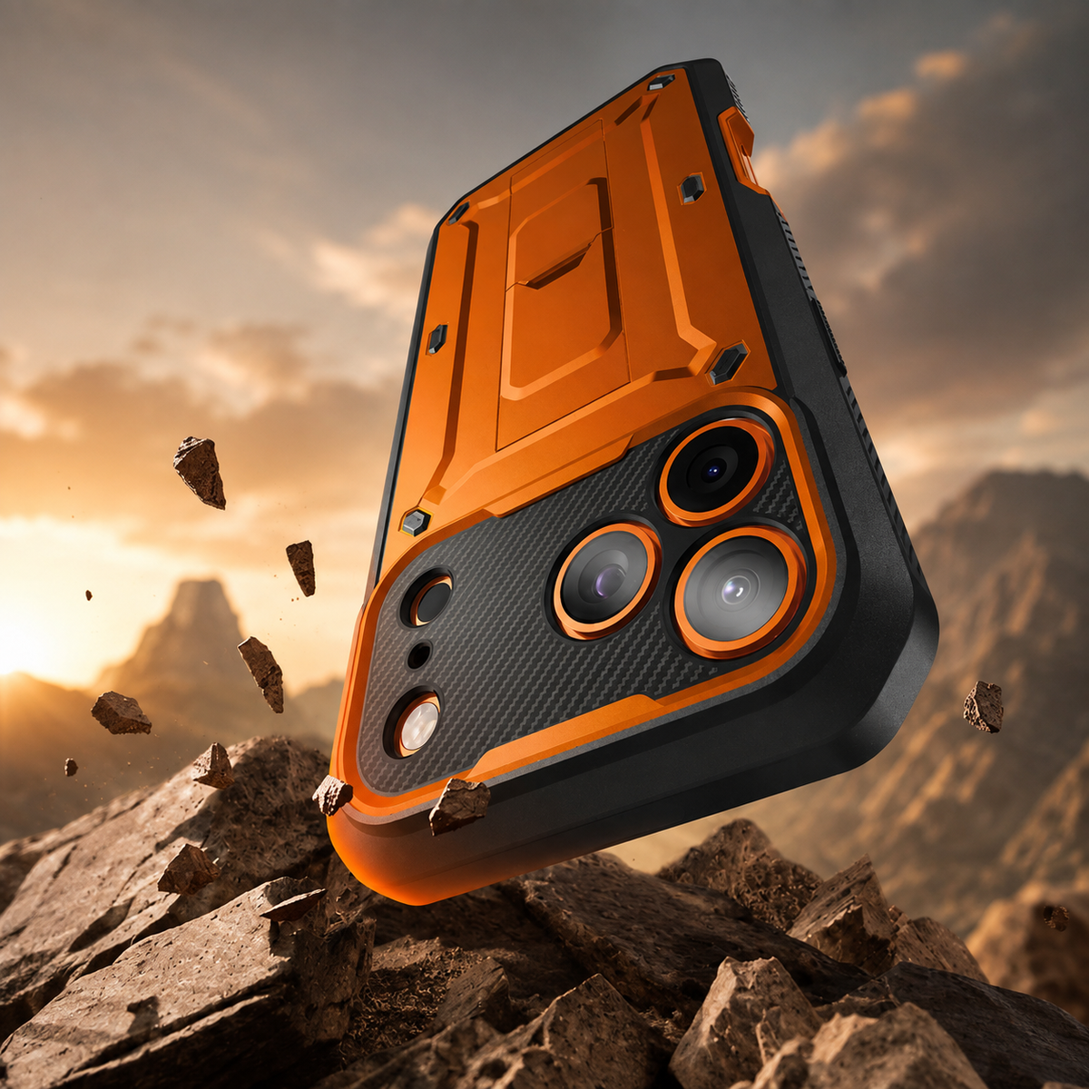 Premium iPhone Case Full Body Shockproof Armor Built In Screen Protector Heavy Duty PC TPU Rugged Protective Cover Reinforced Drop Protection Bumper